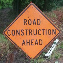 ROAD CONSTRUCTION AHEAD